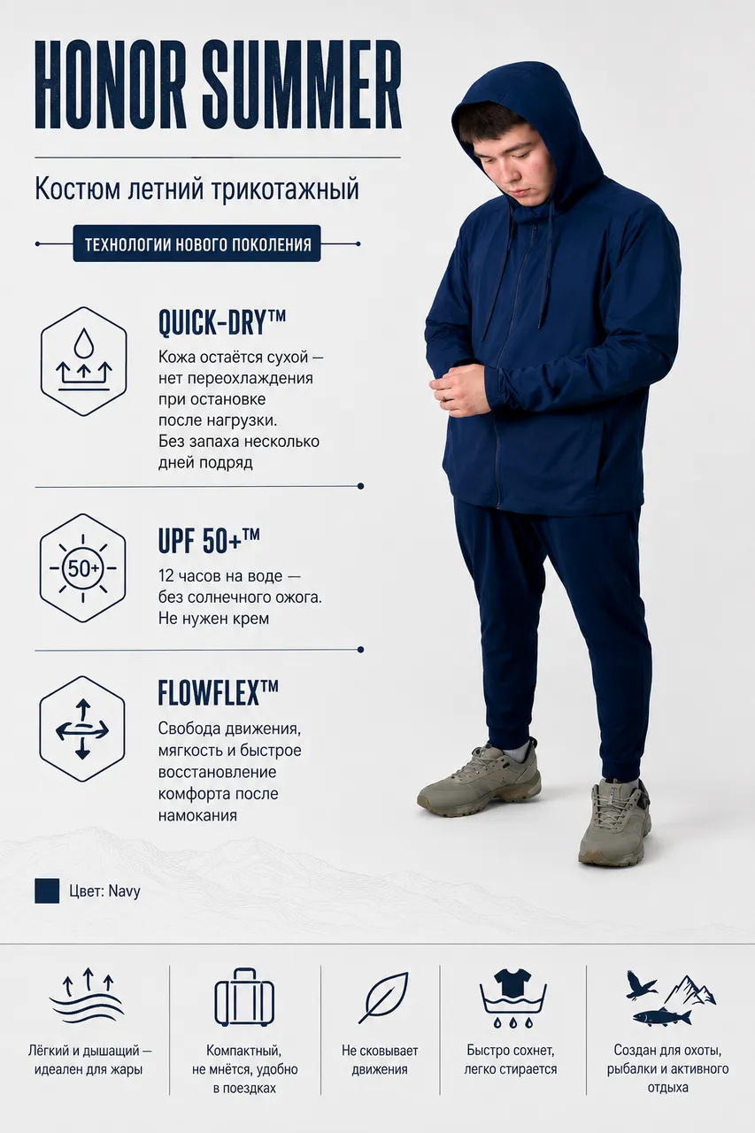 Костюм летний трикотажный HONOR SUMMER FlowFlex™